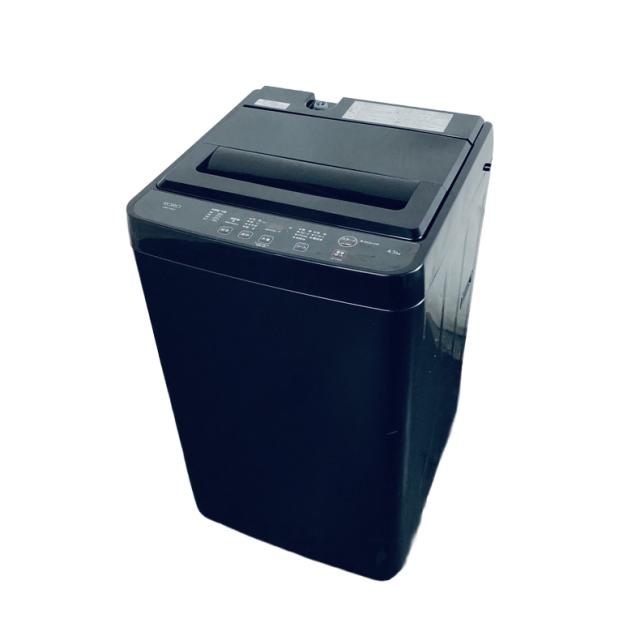 【中古】 【自社配送エリア内限定】 RORO 洗濯機 2023年製 全自動洗濯機 4.5kg ブラック 送風 乾燥機能付き YWM-T45LK 一人暮らし 縦型 送料無料 設置無料 地域限定 埼玉 東京 千葉 神奈川 RANK_B