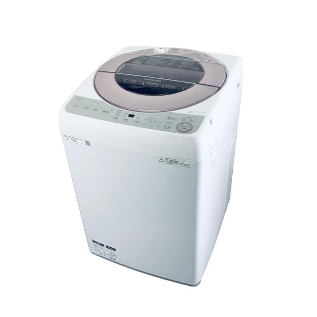 【中古】 【自社配送エリア内限定】 シャープ SHARP 洗濯機 2018年製 全自動洗濯機 7.0kg ピンク 送風 乾燥機能付き ES-GV7C-P 一人暮らし 大きめ 縦型 送料無料 設置無料 地域限定 埼玉 東京 千葉 神奈川 RANK_A