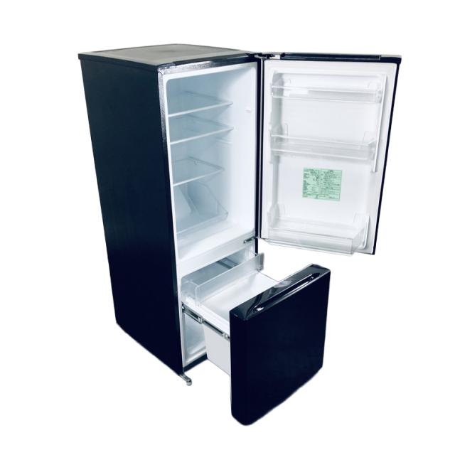 【中古】 【自社配送エリア内限定】 REFAGE 冷蔵庫 2024年製 2ドア 156L ブラック ファン式 右開き YRZ-F15LK 一人暮らし 大きめ 奥行60cm以下 送料無料 設置無料 地域限定 埼玉 東京 千葉 神奈川 RANK_B_1