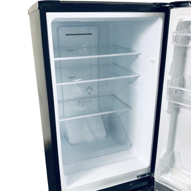 【中古】 【自社配送エリア内限定】 REFAGE 冷蔵庫 2024年製 2ドア 156L ブラック ファン式 右開き YRZ-F15LK 一人暮らし 大きめ 奥行60cm以下 送料無料 設置無料 地域限定 埼玉 東京 千葉 神奈川 RANK_B_2