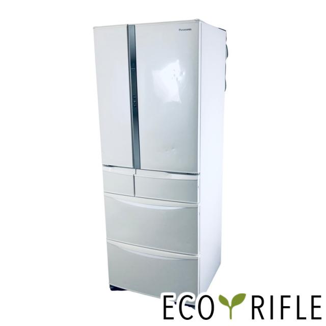 【中古】 【自社配送エリア内限定】 パナソニック Panasonic 冷蔵庫 2019年製 6ドア 501L ハーモニーホワイト ファン式 観音開き NR-FVF505-W ファミリー 大型 500L以上 送料無料 設置無料 地域限定 埼玉 東京 千葉 神奈川 RANK_B