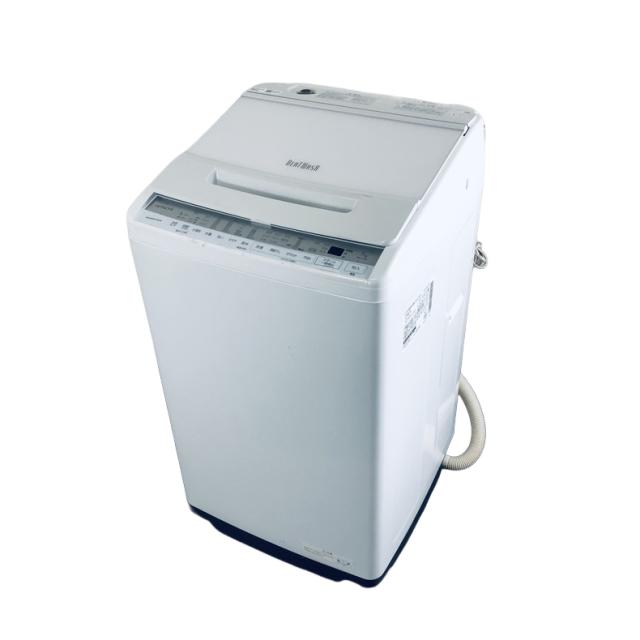 【中古】 【自社配送エリア内限定】 日立 HITACHI 洗濯機 2021年製 全自動洗濯機 7.0kg ホワイト 送風 乾燥機能付き BW-V70F-W 一人暮らし 大きめ 縦型 送料無料 設置無料 地域限定 埼玉 東京 千葉 神奈川 RANK_B
