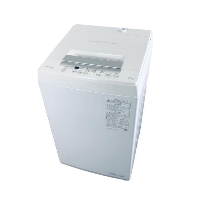 【中古】 【自社配送エリア内限定】 東芝 TOSHIBA 洗濯機 2023年製 全自動洗濯機 4.5kg ホワイト 送風 乾燥機能付き AW-45GA2 一人暮らし 縦型 送料無料 設置無料 地域限定 埼玉 東京 千葉 神奈川 RANK_A