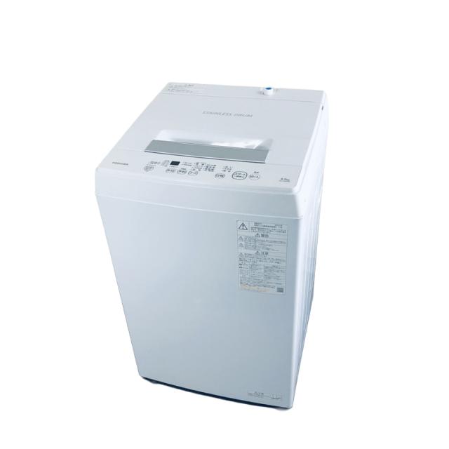 【中古】 【自社配送エリア内限定】 東芝 TOSHIBA 洗濯機 2022年製 全自動洗濯機 4.5kg ホワイト 送風 乾燥機能付き AW-45M9 一人暮らし 縦型 送料無料 設置無料 地域限定 埼玉 東京 千葉 神奈川 RANK_B
