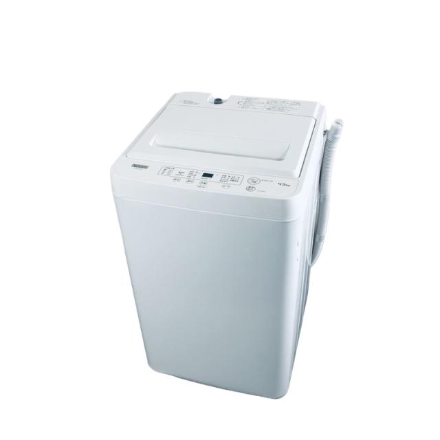 【中古】 【自社配送エリア内限定】 ヤマダ電機 YAMADA 洗濯機 2023年製 全自動洗濯機 4.5kg ホワイト 送風 乾燥機能付き YWM-T45H1 一人暮らし 縦型 送料無料 設置無料 地域限定 埼玉 東京 千葉 神奈川 RANK_B
