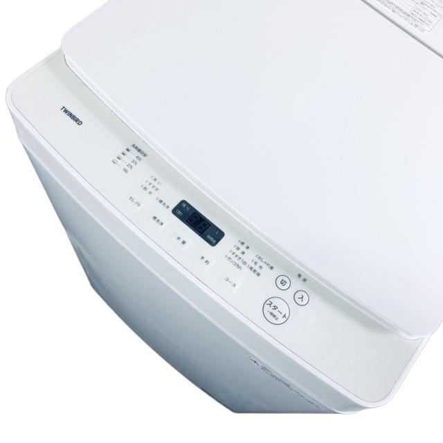 【中古】 【自社配送エリア内限定】 ツインバード TWINBIRD 洗濯機 2023年製 全自動洗濯機 5.5kg ホワイト 送風 乾燥機能付き WM-EC55 一人暮らし 縦型 送料無料 設置無料 地域限定 埼玉 東京 千葉 神奈川 RANK_B