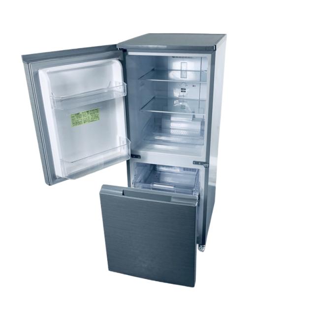 【中古】 【自社配送エリア内限定】 シャープ SHARP 冷蔵庫 2021年製 2ドア 152L シルバー ファン式 両方開き SJ-D15G-S 一人暮らし 大きめ 奥行60cm以下 送料無料 設置無料 地域限定 埼玉 東京 千葉 神奈川 RANK_B_1