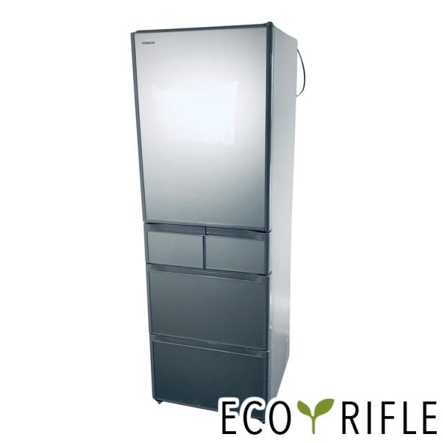 【中古】 【自社配送エリア内限定】 日立 HITACHI 冷蔵庫 2020年製 5ドア 401L プレーンシャンパン ファン式 右開き R-S40K(XN) ファミリー 大型 400L以上 送料無料 設置無料 地域限定 埼玉 東京 千葉 神奈川 RANK_B