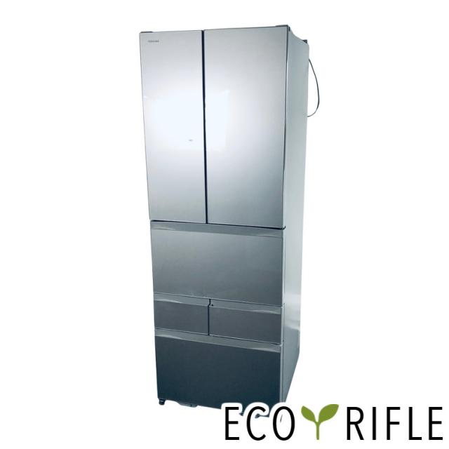 【中古】 【自社配送エリア内限定】 東芝 TOSHIBA 冷蔵庫 2019年製 6ドア 509L サテンゴールド ファン式 観音開き GR-R510FH(EC) ファミリー 大型 500L以上 送料無料 設置無料 地域限定 埼玉 東京 千葉 神奈川 RANK_B