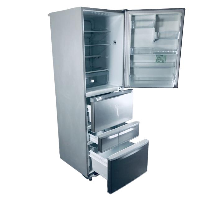 【中古】 【自社配送エリア内限定】 東芝 TOSHIBA 冷蔵庫 2018年製 5ドア 410L シルバー ファン式 右開き GR-417G(S) ファミリー 大型 400L以上 送料無料 設置無料 地域限定 埼玉 東京 千葉 神奈川 RANK_C_1