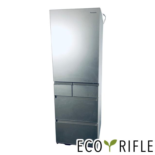 【中古】 【自社配送エリア内限定】 パナソニック Panasonic 冷蔵庫 2020年製 5ドア 450L サテンゴールド ファン式 右開き NR-E455PX-N ファミリー 大型 400L以上 送料無料 設置無料 地域限定 埼玉 東京 千葉 神奈川 RANK_B