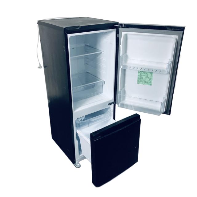【中古】 【自社配送エリア内限定】 アマダナ 冷蔵庫 2020年製 2ドア 154L ブラック ファン式 右開き AT-RF150-BK 一人暮らし 大きめ 奥行60cm以下 送料無料 設置無料 地域限定 埼玉 東京 千葉 神奈川 RANK_B_1