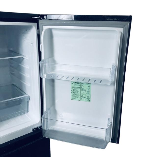 【中古】 【自社配送エリア内限定】 アマダナ 冷蔵庫 2020年製 2ドア 154L ブラック ファン式 右開き AT-RF150-BK 一人暮らし 大きめ 奥行60cm以下 送料無料 設置無料 地域限定 埼玉 東京 千葉 神奈川 RANK_B_4