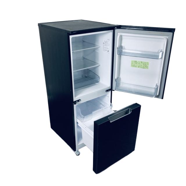 【中古】 【自社配送エリア内限定】 シャープ SHARP 冷蔵庫 2022年製 2ドア 152L ピュアブラック ファン式 両方開き SJ-GD15H-B 一人暮らし 大きめ 奥行60cm以下 送料無料 設置無料 地域限定 埼玉 東京 千葉 神奈川 RANK_B_1