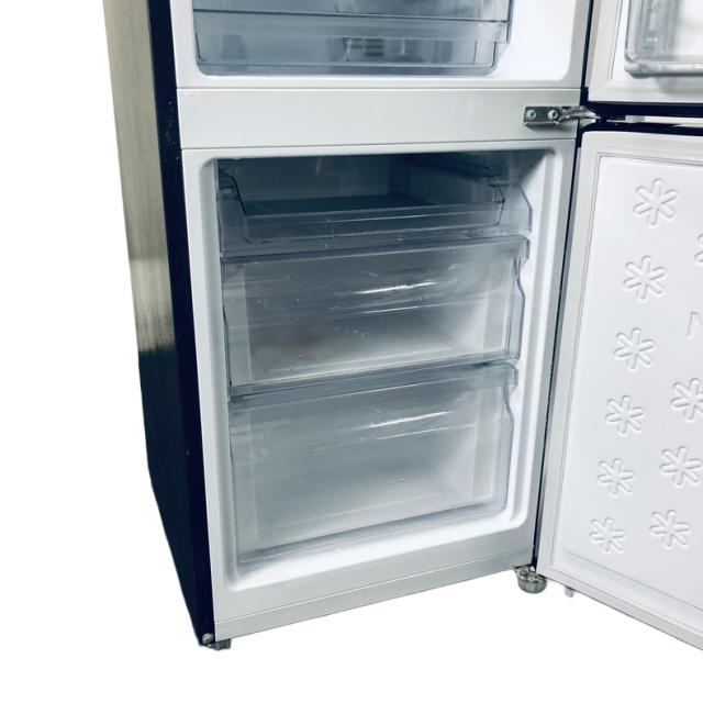 【中古】 【自社配送エリア内限定】 ハイアール Haier 冷蔵庫 2022年製 2ドア 148L シルバー ファン式 右開き JR-XP2NF148F 一人暮らし 大きめ 奥行60cm以下 送料無料 設置無料 地域限定 埼玉 東京 千葉 神奈川 RANK_B_3