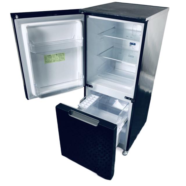 【中古】 【自社配送エリア内限定】 シャープ SHARP 冷蔵庫 2021年製 2ドア 152L ピュアブラック ファン式 両方開き SJ-GD15G-B 一人暮らし 大きめ 奥行60cm以下 送料無料 設置無料 地域限定 埼玉 東京 千葉 神奈川 RANK_B_1