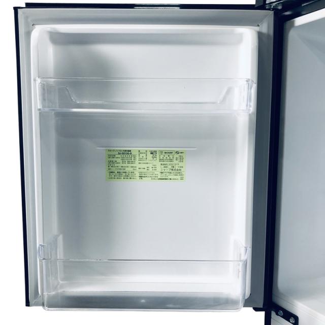 【中古】 【自社配送エリア内限定】 シャープ SHARP 冷蔵庫 2021年製 2ドア 152L ピュアブラック ファン式 両方開き SJ-GD15G-B 一人暮らし 大きめ 奥行60cm以下 送料無料 設置無料 地域限定 埼玉 東京 千葉 神奈川 RANK_B_4