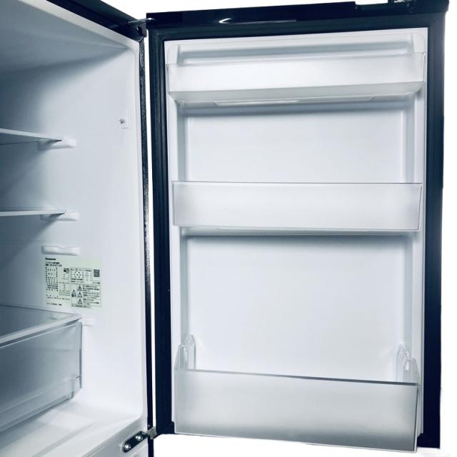 【中古】 【自社配送エリア内限定】 パナソニック Panasonic 冷蔵庫 2024年製 2ドア 180L ブラック ファン式 右開き NR-B18C1-K 一人暮らし 大きめ 奥行60cm以下 送料無料 設置無料 地域限定 埼玉 東京 千葉 神奈川 RANK_B_4