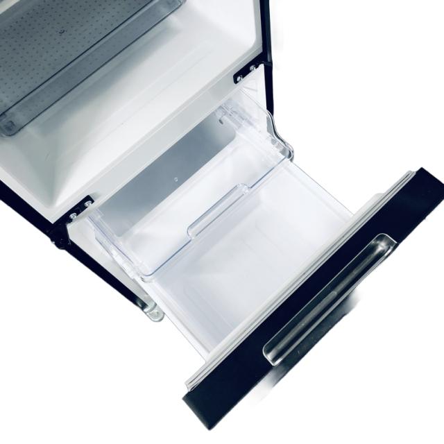 【中古】 【自社配送エリア内限定】 シャープ SHARP 冷蔵庫 2022年製 2ドア 152L ピュアブラック ファン式 両方開き SJ-GD15H-B 一人暮らし 大きめ 奥行60cm以下 送料無料 設置無料 地域限定 埼玉 東京 千葉 神奈川 RANK_A_3
