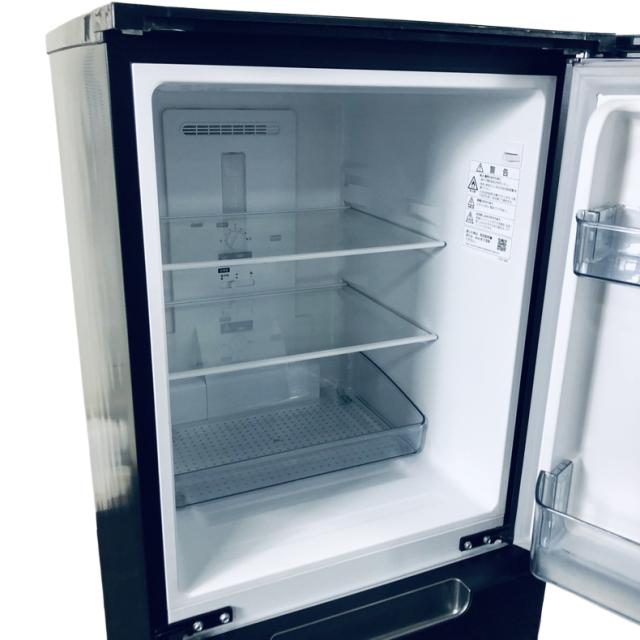 【中古】 【自社配送エリア内限定】 シャープ SHARP 冷蔵庫 2022年製 2ドア 152L ピュアブラック ファン式 両方開き SJ-GD15J-B 一人暮らし 大きめ 奥行60cm以下 送料無料 設置無料 地域限定 埼玉 東京 千葉 神奈川 RANK_B_2