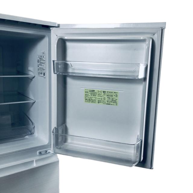 【中古】 【自社配送エリア内限定】 シャープ SHARP 冷蔵庫 2021年製 2ドア 152L ホワイト ファン式 両方開き SJ-D15G-W 一人暮らし 大きめ 奥行60cm以下 送料無料 設置無料 地域限定 埼玉 東京 千葉 神奈川 RANK_B_4