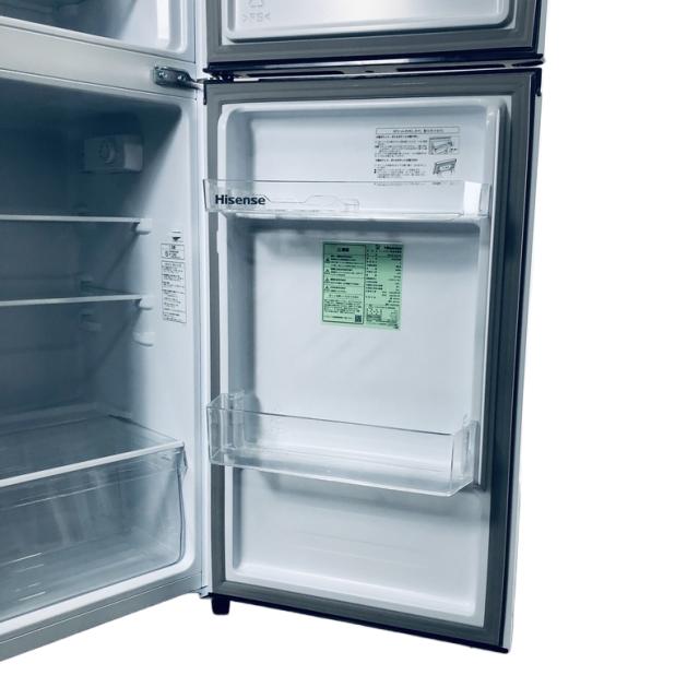 【中古】 【自社配送エリア内限定】 ハイセンス Hisense 冷蔵庫 2024年製 2ドア 124L ホワイト 直冷式 右開き HR-B12E4W 一人暮らし 奥行60cm以下 送料無料 設置無料 地域限定 埼玉 東京 千葉 神奈川 RANK_B_5