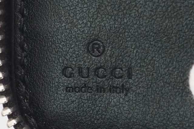 ☆安心の３大保証☆ ABランク ≪GUCCI グッチ/ラウンドファスナー長財布≫ 625563 GGエンボス ジップアラウンド オーガナイザー ブラック