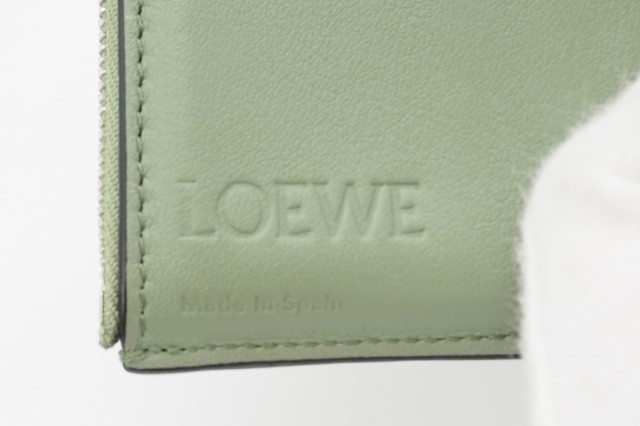 ☆安心の３大保証☆ ABランク ≪LOEWE ロエベ/三つ折り財布