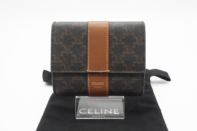 CELINE 三つ折り財布 スモールトリフォールドウォレット トリオンフ AB