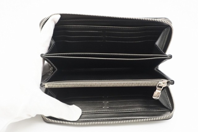 ☆安心の3大保証☆ Aランク ≪LOUIS VUITTON ルイ ヴィトン/ジッピーウォレット≫ M81763 モノグラム エンボス ラムレザー グレー 極美品の通販は