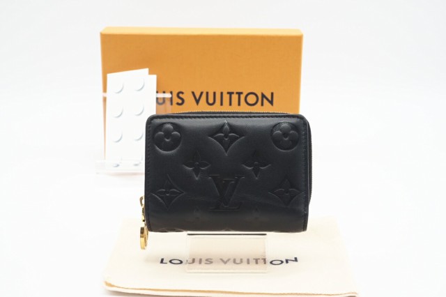 ☆安心の3大保証☆ Bランク ≪LOUIS VUITTON ルイ ヴィトン/二つ折り財布≫ M81599 ラムレザー モノグラム ポルトフォイユ ルー ノワール