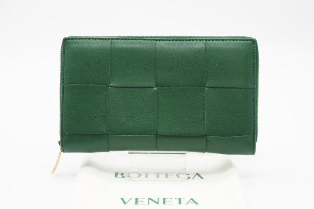 ☆安心の3大保証☆ ABランク ≪BOTTEGA VENETA ボッテガ ヴェネタ/ラウンドファスナー長財布≫ 649607 カセット ジップアラウンド 送料込