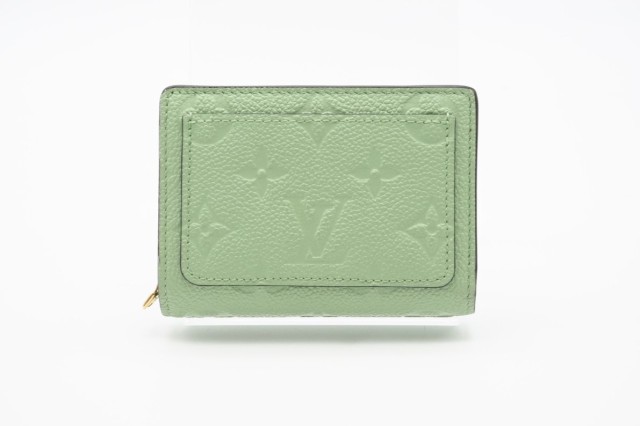 ☆安心の3大保証☆ ABランク ≪LOUIS VUITTON ルイ ヴィトン/二つ折り財布≫ M82049 ポルトフォイユ クレア アンプラント ヴェールポンム