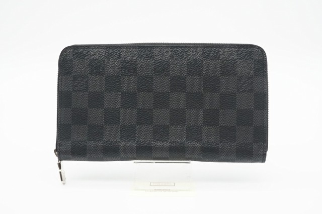 ☆安心の3大保証☆ Bランク ≪LOUIS VUITTON ルイ ヴィトン/トラベルケース≫ N60111 ダミエ グラフィット ジッピー オーガナイザー ブラ