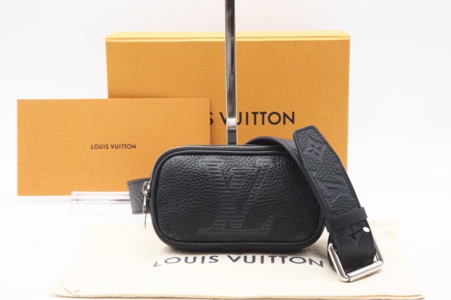 ☆安心の3大保証☆ ABランク ≪LOUIS VUITTON ルイ ヴィトン/ベルトバッグ≫ MP282V トリヨン シャドウ サンチュール シグネチャー ポケ