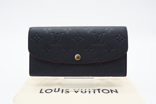 ☆安心の3大保証☆ ABランク ≪LOUIS VUITTON ルイ ヴィトン/二つ折り長財布≫ M69417 アンプラント ポルトフォイユ エミリー マリーヌル