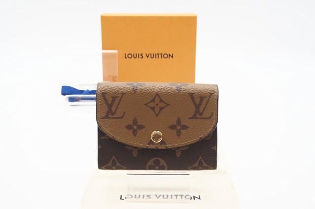 ☆安心の3大保証☆ Aランク ≪LOUIS VUITTON ルイ ヴィトン/二つ折りコインケース≫ M82333 モノグラム リバース ポルトモネ ロザリ ベー