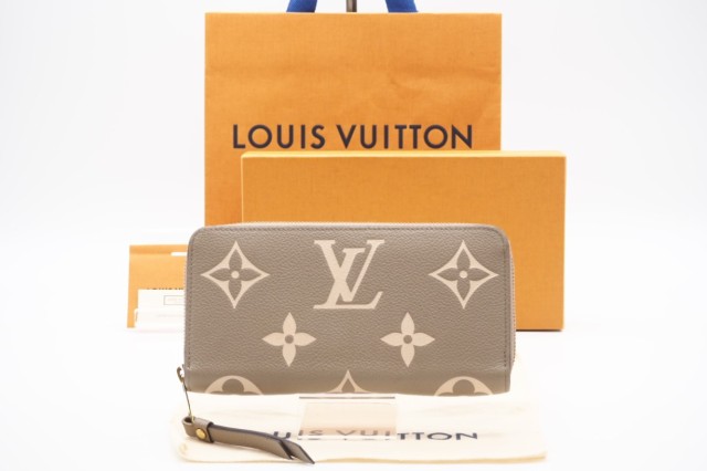 ☆安心の3大保証☆ Bランク ≪LOUIS VUITTON ルイ ヴィトン/ジッピーウォレット≫ M69794 モノグラム アンプラント バイカラー トゥルト