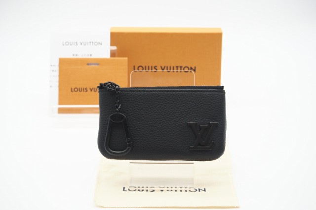 ☆安心の3大保証☆ ABランク ≪LOUIS VUITTON ルイ ヴィトン/コインケース≫ M81031 LV アエログラム ポシェット クレ ブラック 美品 送