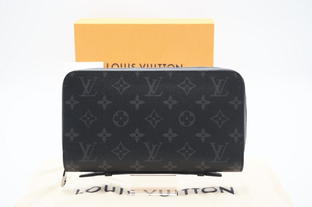 ☆安心の3大保証☆ ABランク ≪LOUIS VUITTON ルイ ヴィトン/トラベルケース≫ M61698 モノグラム エクリプス ジッピーXL ブラック グレ