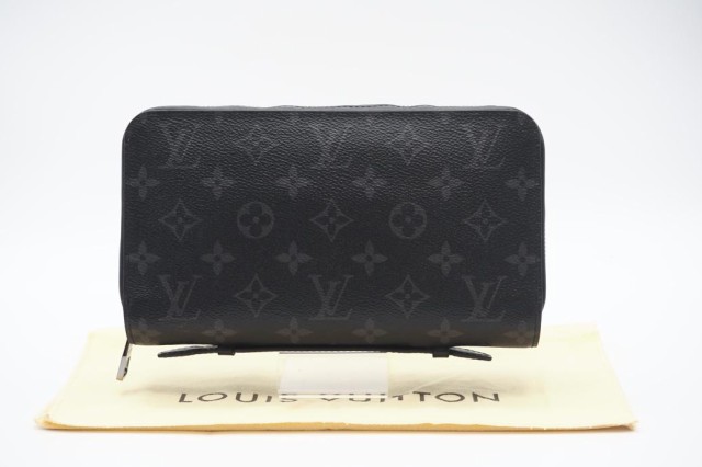 ☆安心の3大保証☆ Bランク ≪LOUIS VUITTON ルイ ヴィトン/トラベルケース≫ M61698 モノグラム エクリプス ジッピーXL ブラック グレー