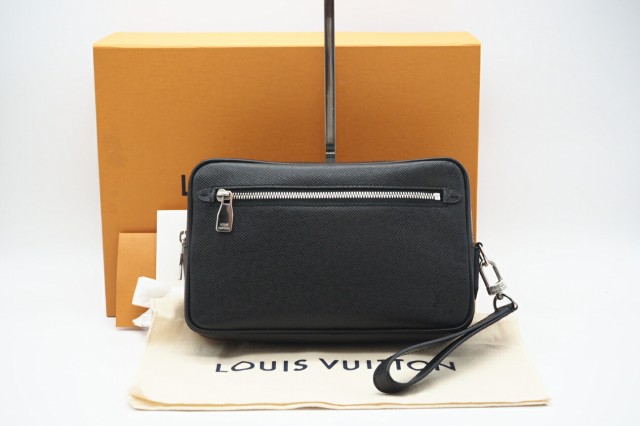 ☆安心の3大保証☆ Bランク ≪LOUIS VUITTON ルイ ヴィトン/セカンドバッグ≫ M33424 タイガ ポシェット カサイ ノワール ブラック 送料