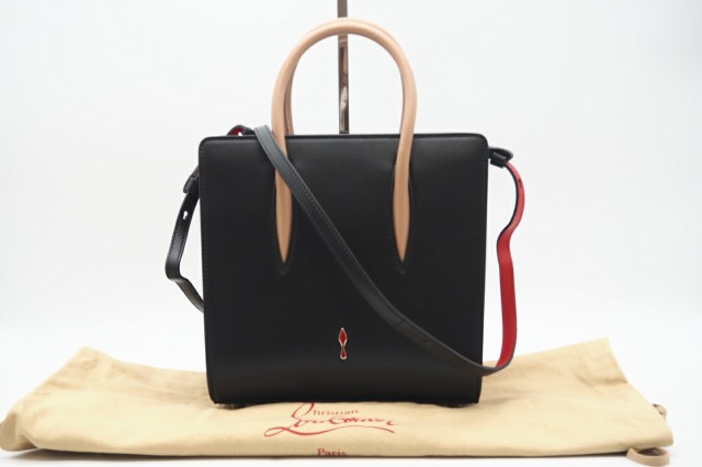 ☆安心の3大保証☆ ABランク ≪Christian Louboutin クリスチャン ルブタン/2WAYバッグ≫ 3175110 パロマ スモール スパイクスタッズ レ