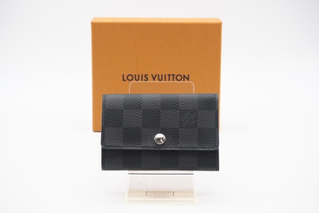 ☆安心の3大保証☆ Aランク ≪LOUIS VUITTON ルイ ヴィトン/6連キーケース≫ N62662 ダミエ グラフィット ミュルティクレ6 ブラック グレ