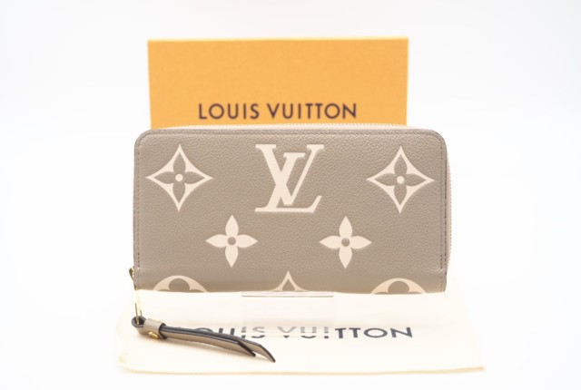 ☆安心の3大保証☆ ABランク ≪LOUIS VUITTON ルイ ヴィトン/ジッピーウォレット≫ M6979 モノグラム アンプラント バイカラー トゥルト