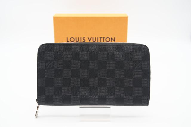 最高級美品】ルイヴィトン ダミエ ジッピー オーガナイザー エベヌ 最