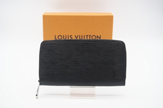 ☆安心の3大保証☆ ABランク ≪LOUIS VUITTON ルイ ヴィトン/ラウンドファスナー長財布≫ M61857 エピ ジッピー ウォレット ノワール ブ