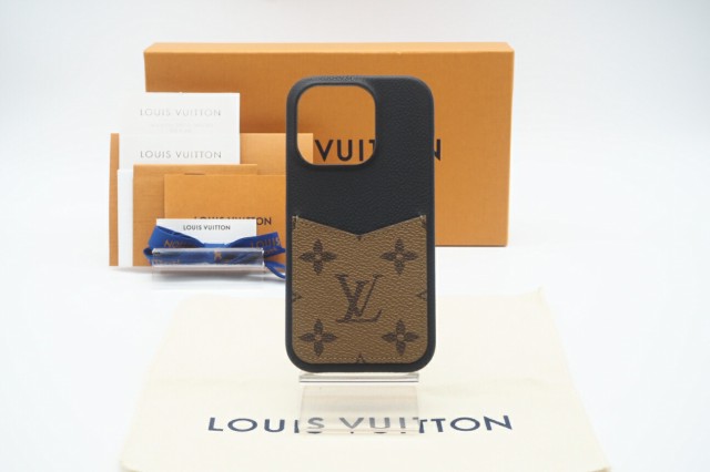 ☆安心の3大保証☆ ABランク ≪LOUIS VUITTON ルイ ヴィトン/iPhoneケース≫ M82889 モノグラム リバース ブラウン ベージュ ブラック 美