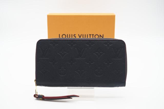 ☆安心の3大保証☆ ABランク ≪LOUIS VUITTON ルイ ヴィトン/ジッピー ウォレット≫ M62121 モノグラム アンプラント マリーヌルージュ 美品 送料無料