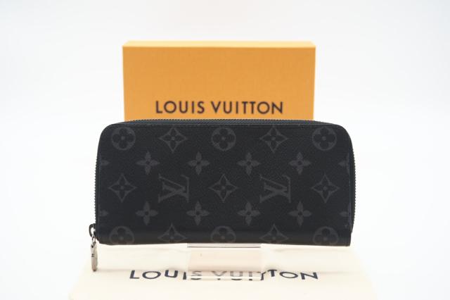 ☆安心の3大保証☆ ABランク ≪LOUIS VUITTON ルイ ヴィトン/ジッピーウォレット≫ M62295 モノグラム エクリプス ヴェルティカル ブラック グレーの通販は 44,448円